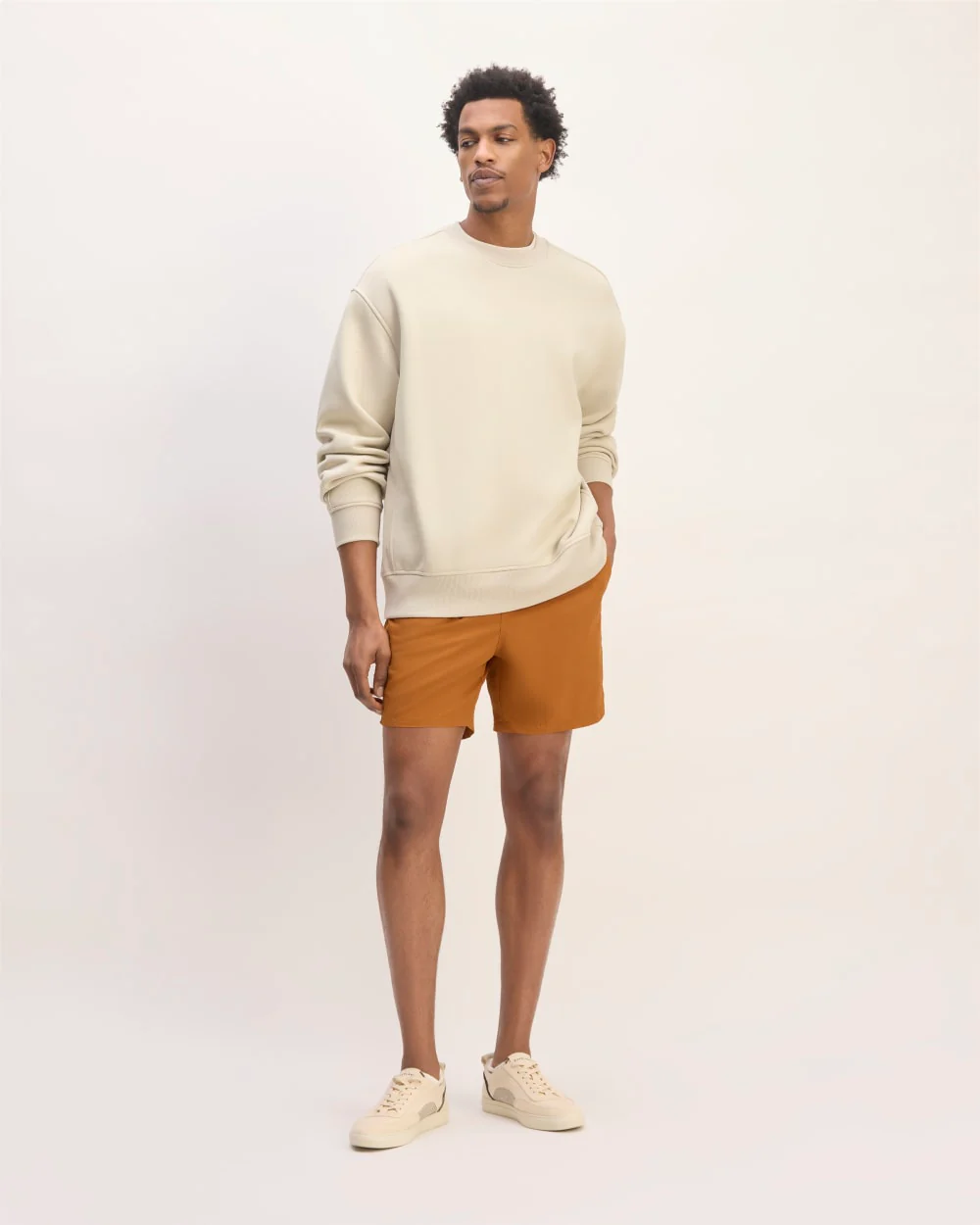 The ReNew Nylon Short | Toasted Almond - Image 3
