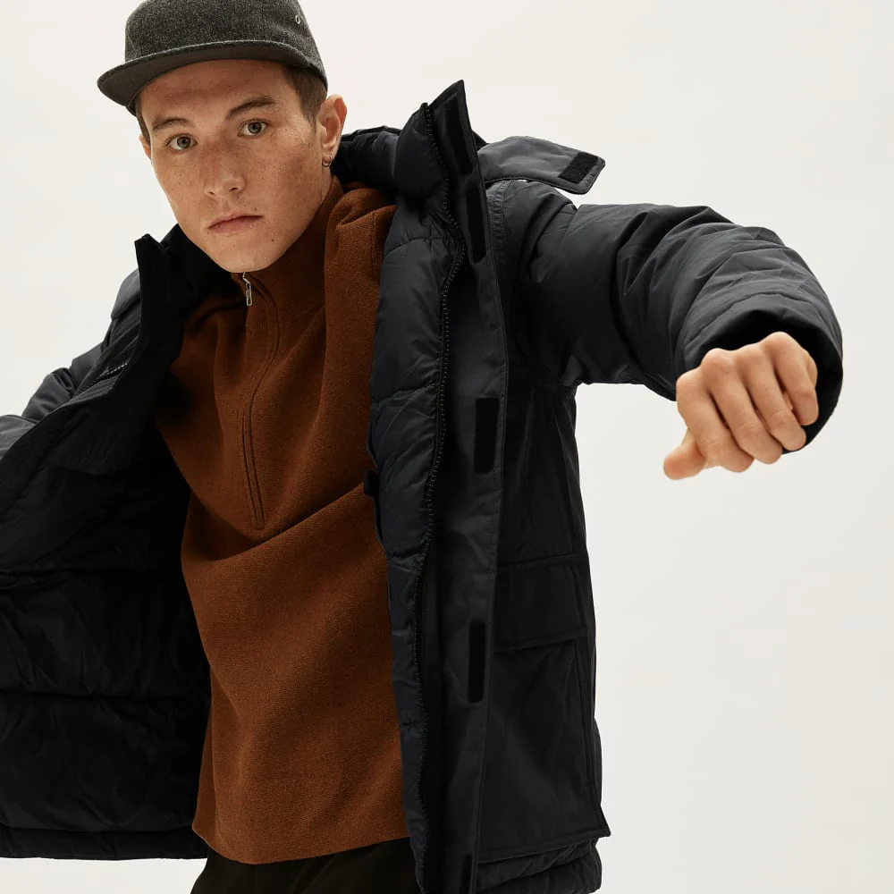 The ReNew Short Parka | Black - Image 3