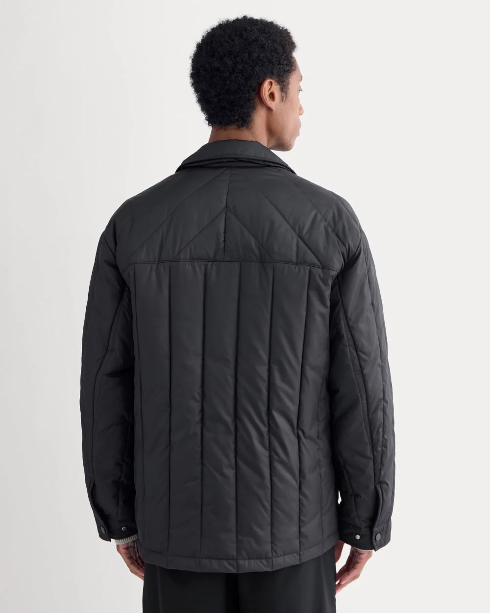 ReNew Vertical-Quilted Jacket | Black - Image 5