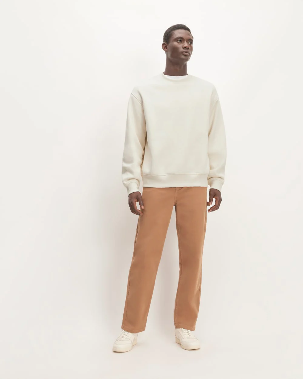 The ReTrack Crewneck Sweatshirt | Bone - Image 3