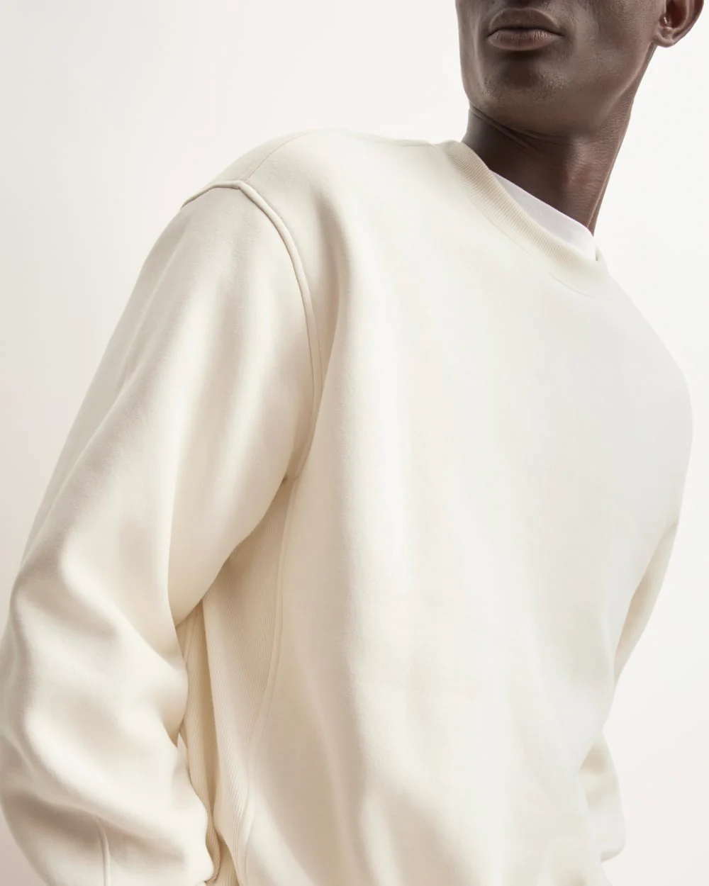 The ReTrack Crewneck Sweatshirt | Bone - Image 4