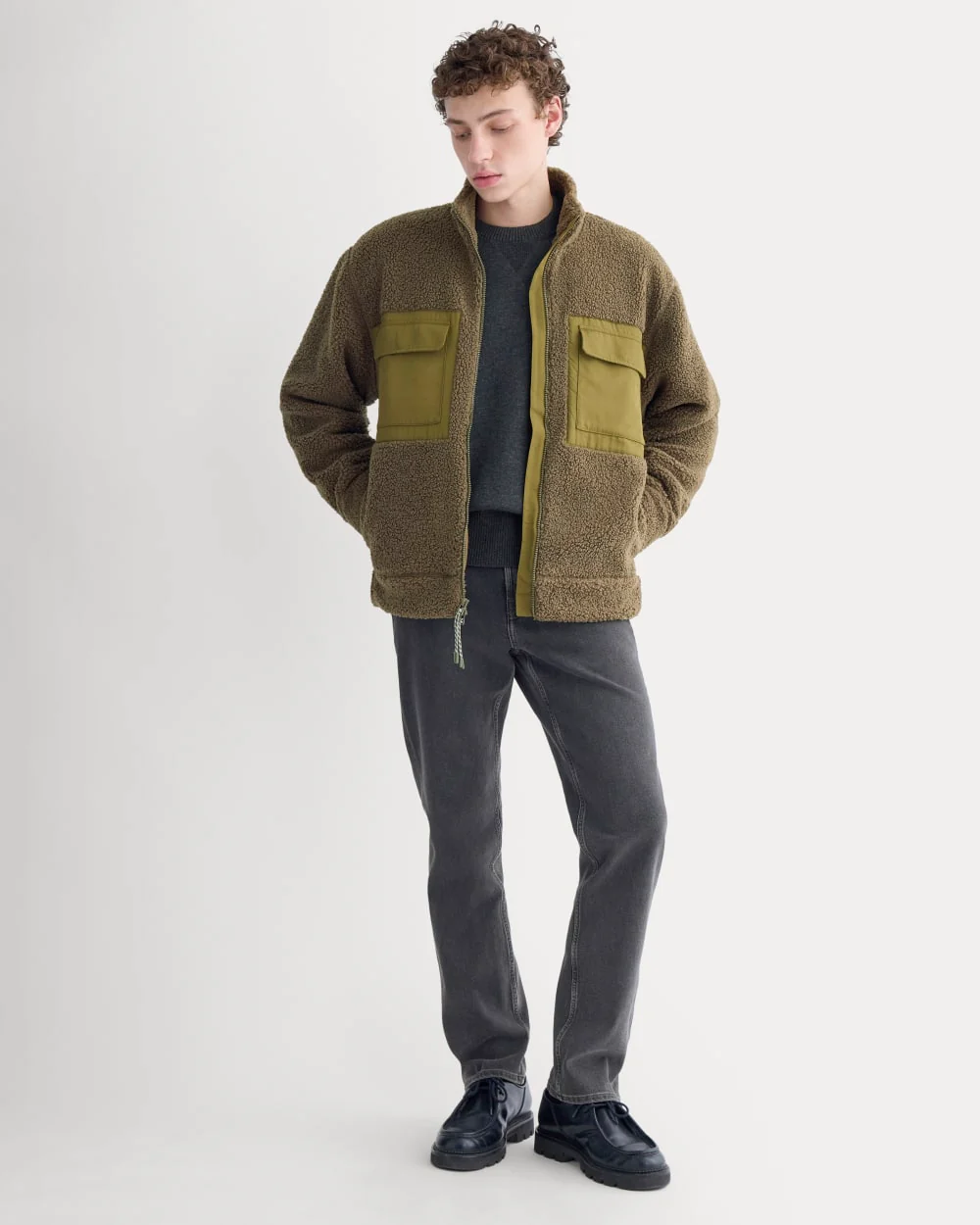 ReTrack Fleece Zip-Up | Beech - Image 6