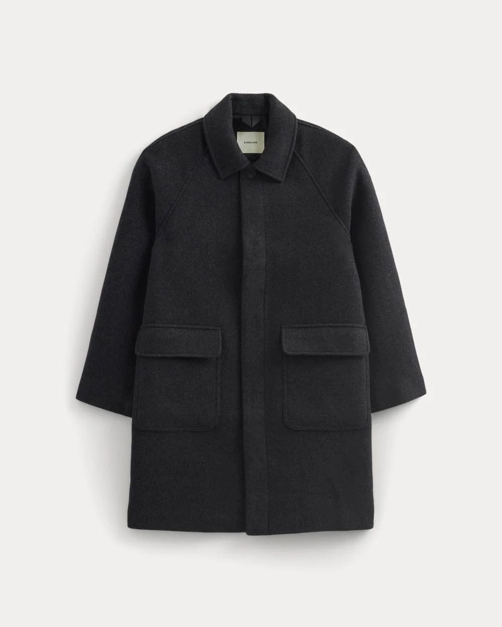 ReWool Car Coat | Heather Charcoal - Image 2