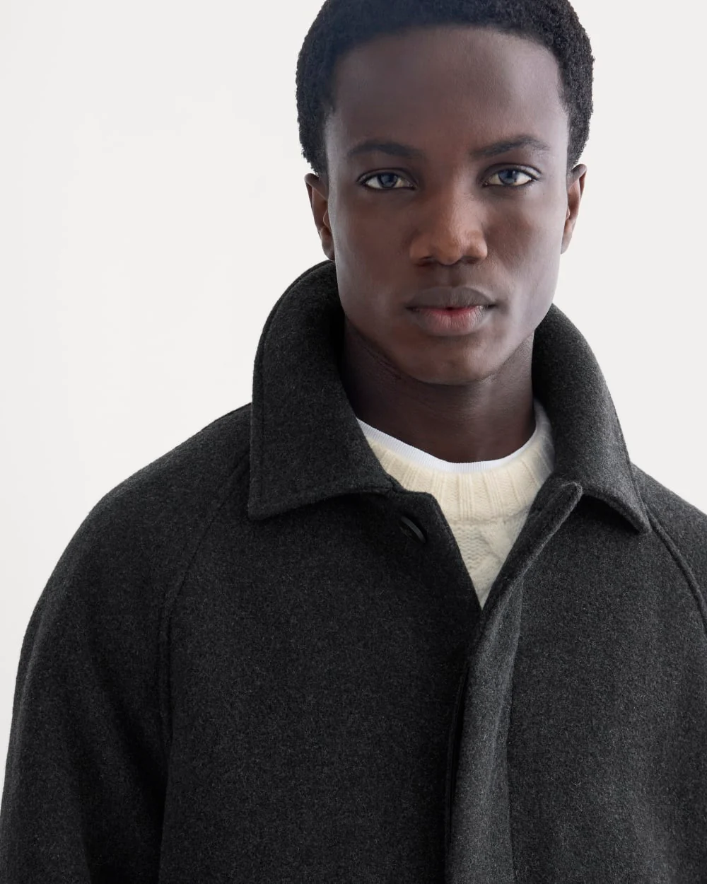 ReWool Car Coat | Heather Charcoal - Image 4