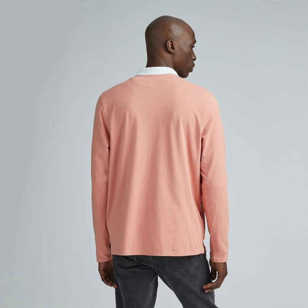 The Premium-Weight Rugby Shirt | Light Rose - Image 3