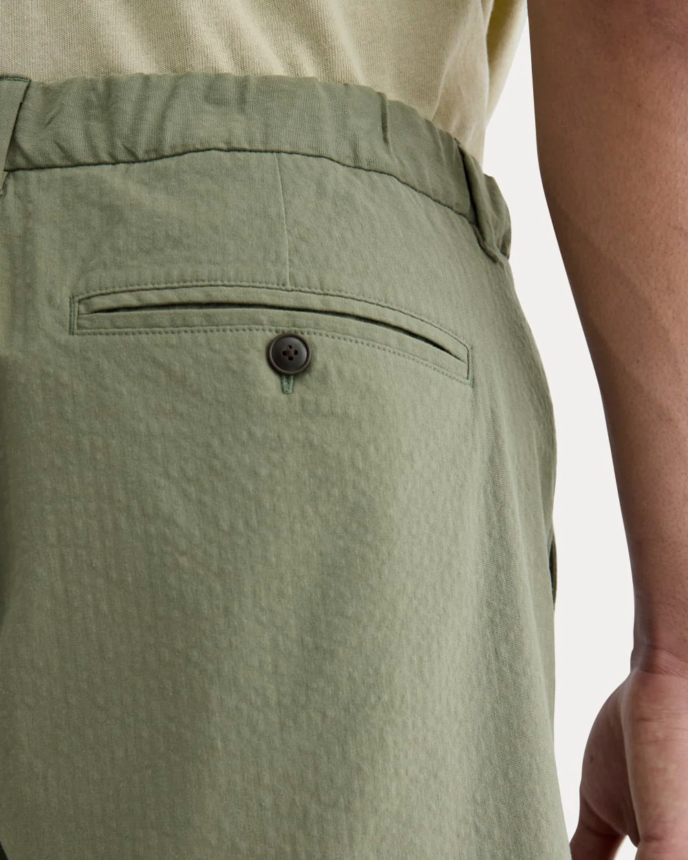The Seersucker Short | Lichen Green - Image 4