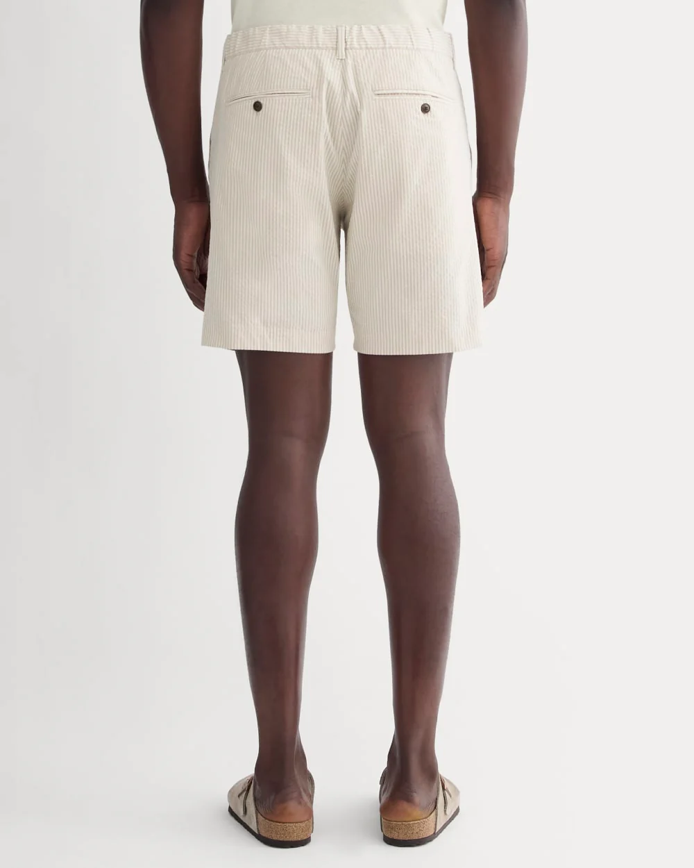 The Seersucker Short | Trench Coat Khaki / Natural - Image 5