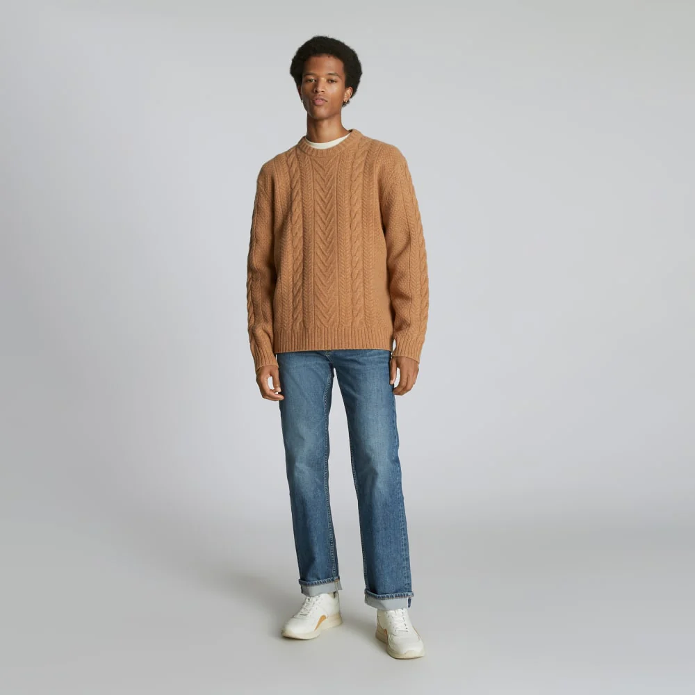 The Selvedge Straight Fit Jean | Vintage Blue Wash - Image 4