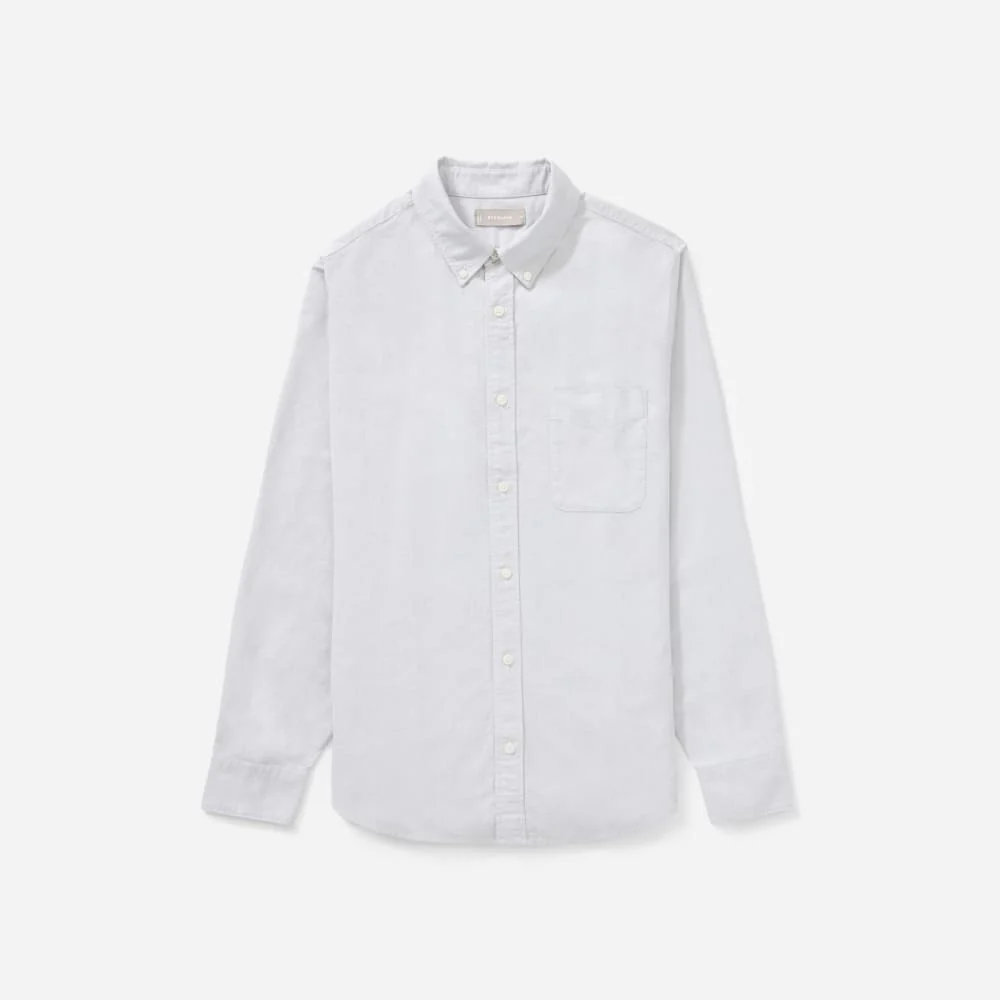 The Slim-Fit Japanese Oxford | Grey | Regular
