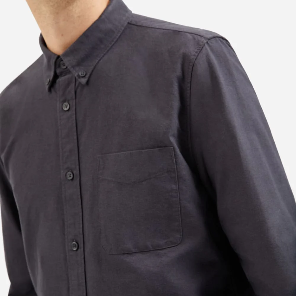 The Slim-Fit Japanese Oxford | Slate Grey | Regular - Image 3