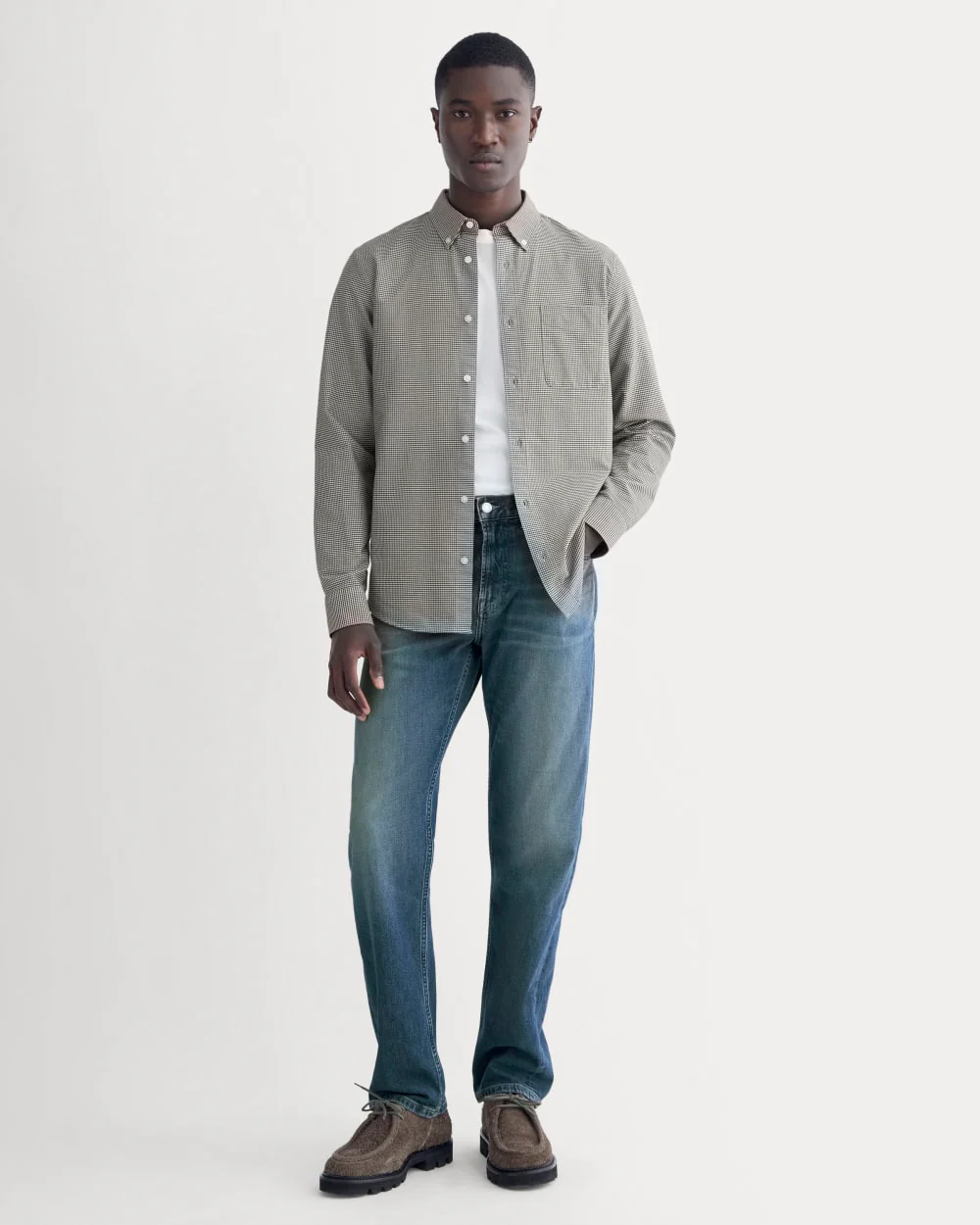 The Slim Oxford Shirt | Forest Night Gingham | Standard - Image 3