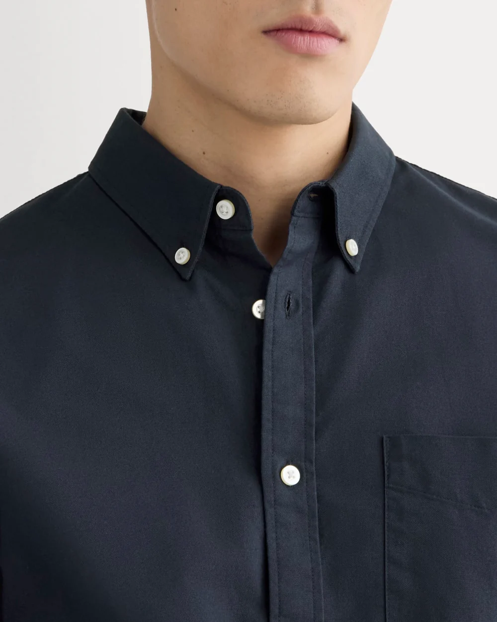 The Slim Oxford Shirt | Navy | Standard - Image 4