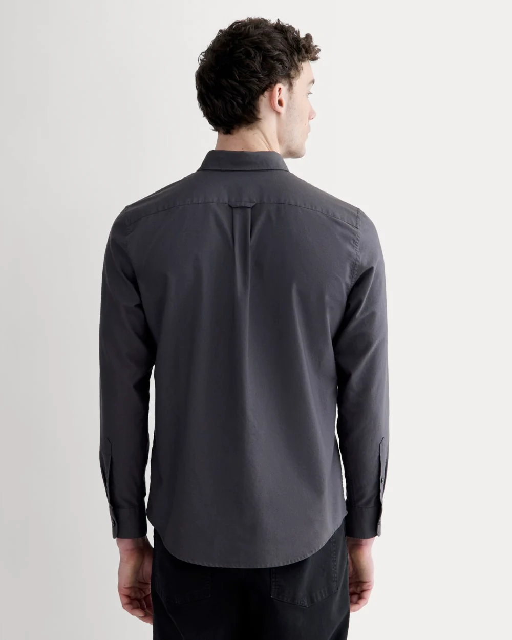 The Slim Oxford Shirt | Slate Grey | Standard - Image 5