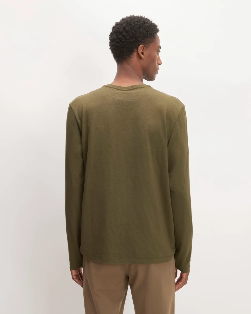 The Slub Long-Sleeve Henley | Beech - Image 4