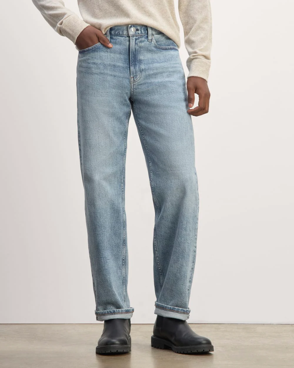The Selvedge Loose Straight Jean | Longbay - Image 3