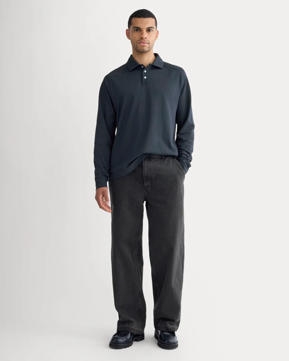 Startup Raglan Polo | Navy - Image 3