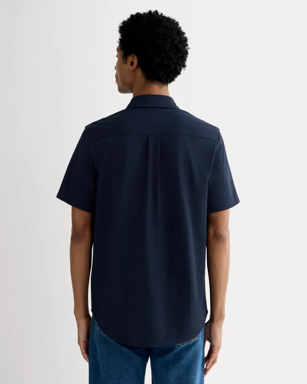The Startup Short-Sleeve Shirt | Navy - Image 5