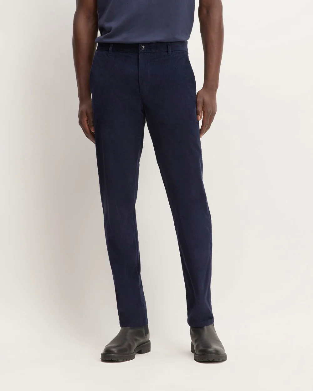 The Straight Fit Corduroy Pant | Navy - Image 3