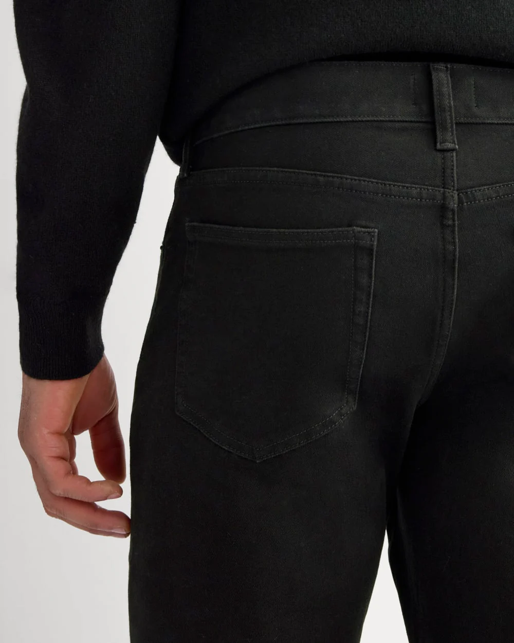 Straight-Leg Stretch Jean | Black - Image 4
