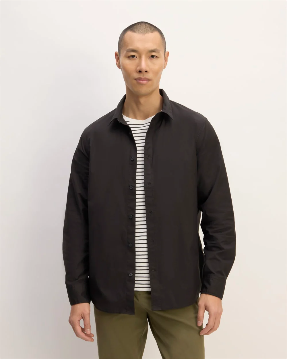 The Supima® Poplin Shirt | Black