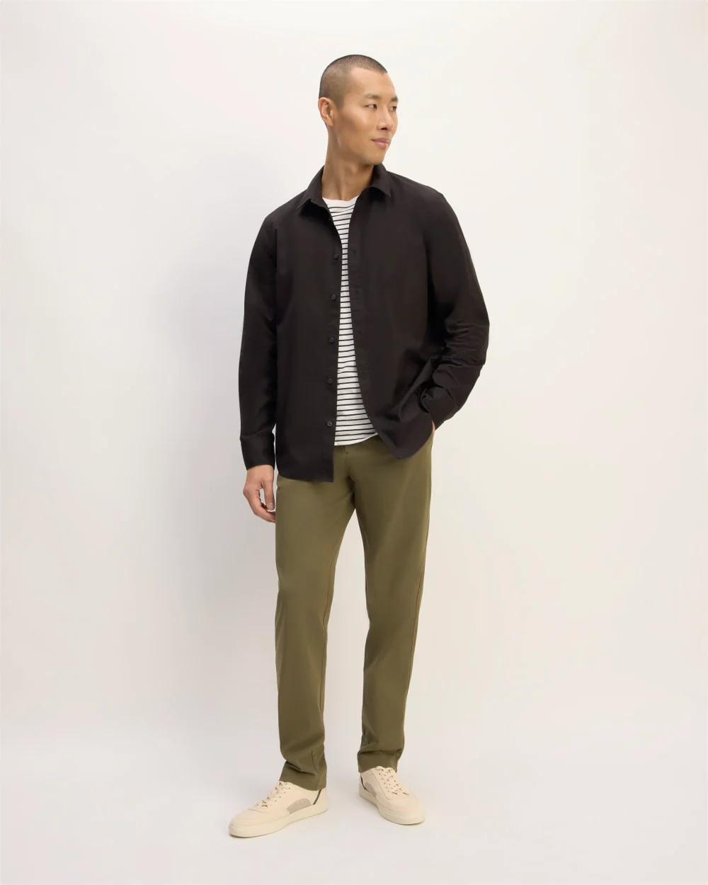 The Supima® Poplin Shirt | Black - Image 3