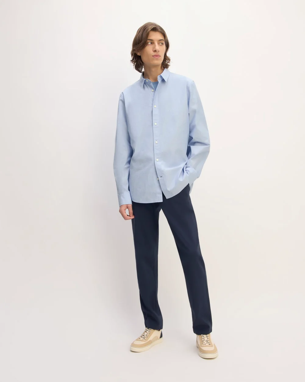 The Supima® Poplin Shirt | Light Blue - Image 3