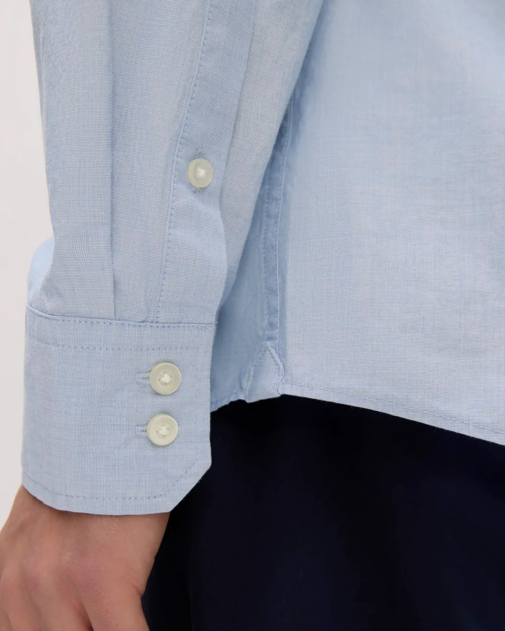 The Supima® Poplin Shirt | Light Blue - Image 5