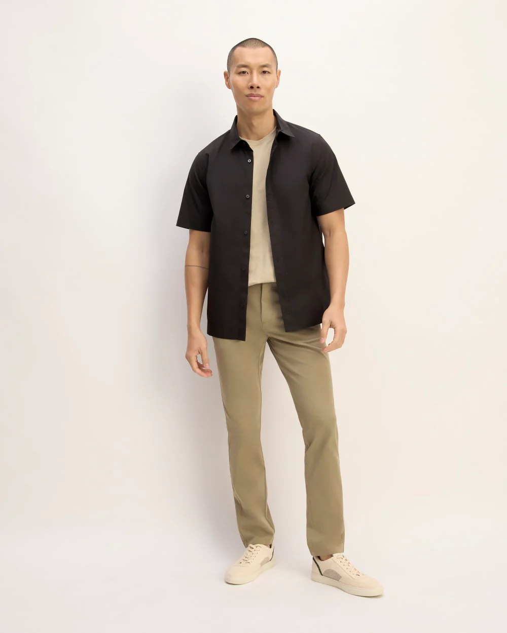 The Supima® Short-Sleeve Poplin Shirt | Black - Image 3