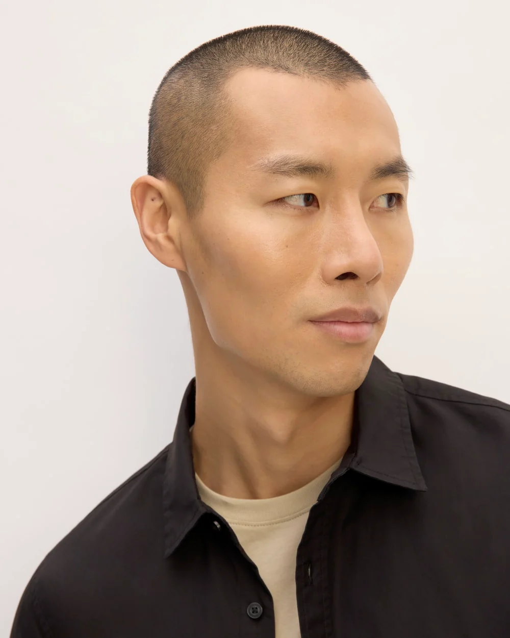 The Supima® Short-Sleeve Poplin Shirt | Black - Image 4