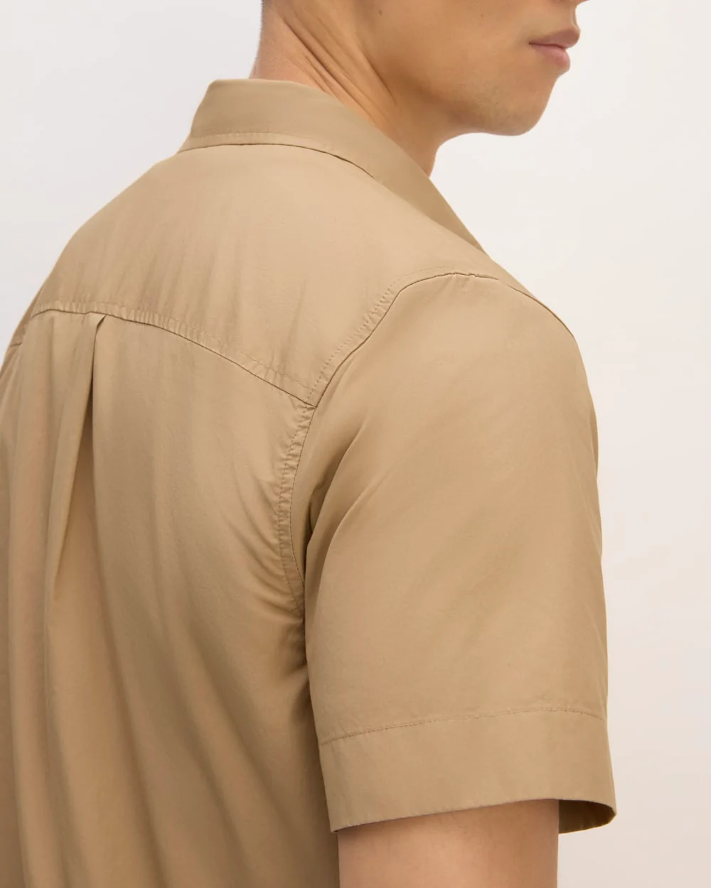 The Supima® Short-Sleeve Poplin Shirt | Tiger's Eye - Image 5