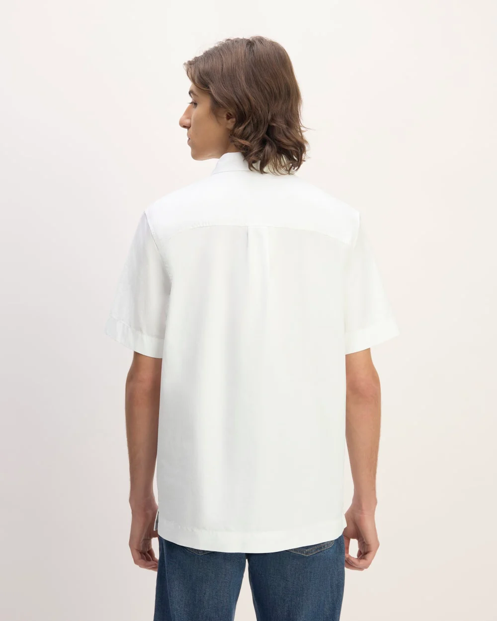 The Supima® Short-Sleeve Poplin Shirt | White - Image 6