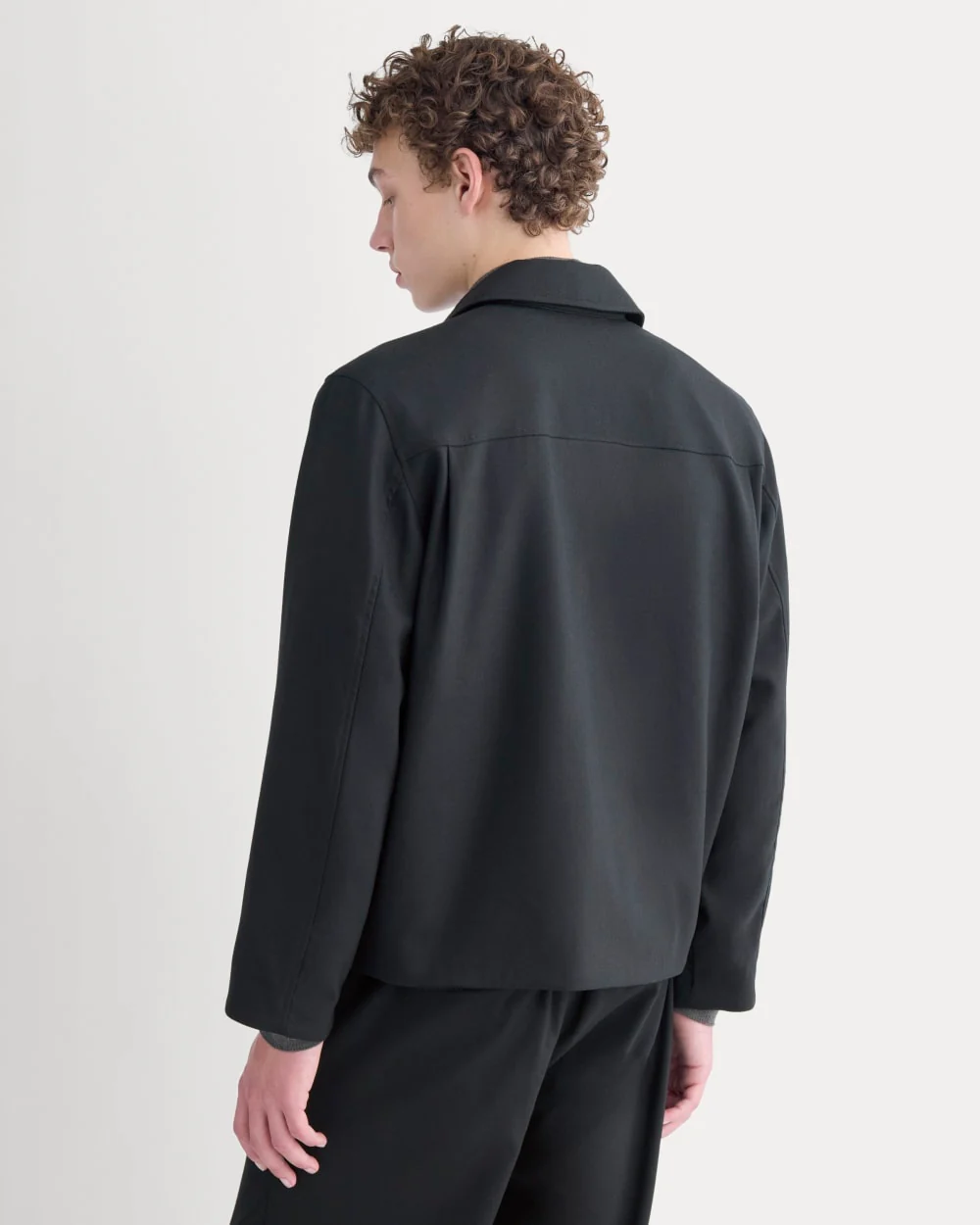 Tailored Zip Jacket | Black - Image 5