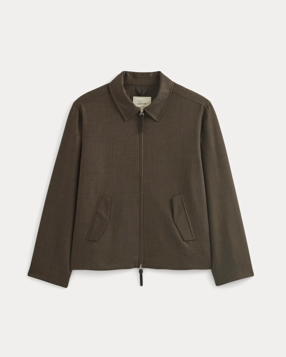Tailored Zip Jacket | Heathered Fudge - Image 2