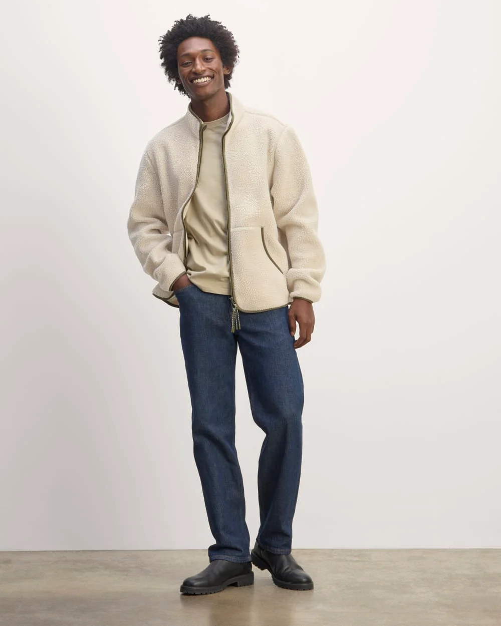 The Teddy Fleece | Heather Oat - Image 3