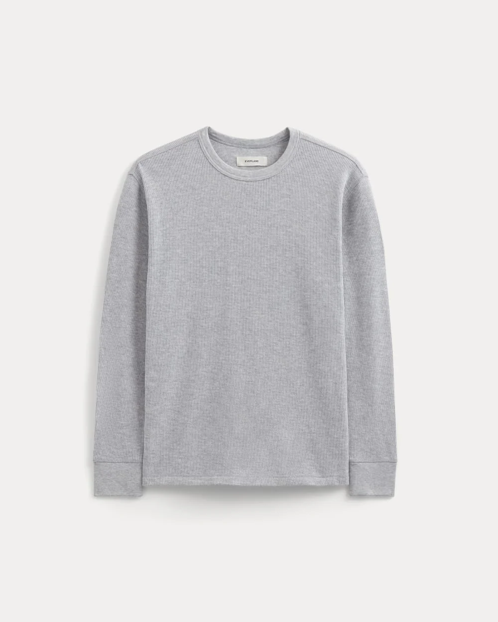 Thermal Crew in Cozy Waffle | Soft Heather Grey - Image 2