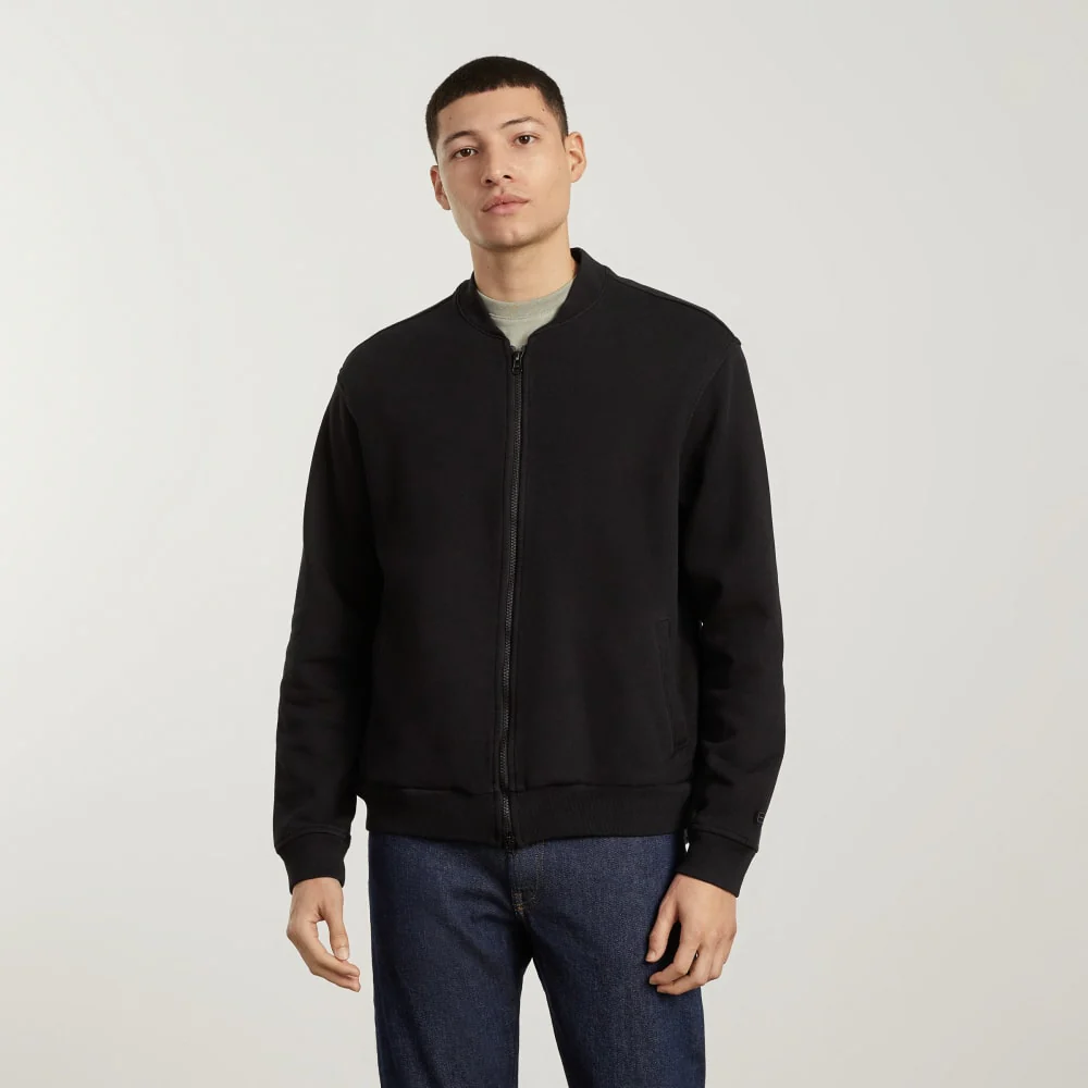 The Track Bomber Jacket | Black - Image 3