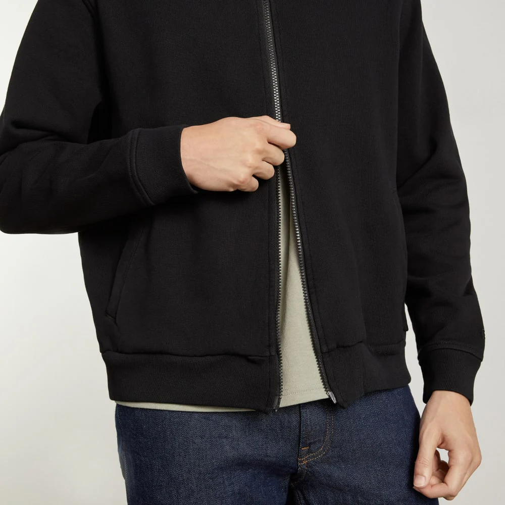 The Track Bomber Jacket | Black - Image 6