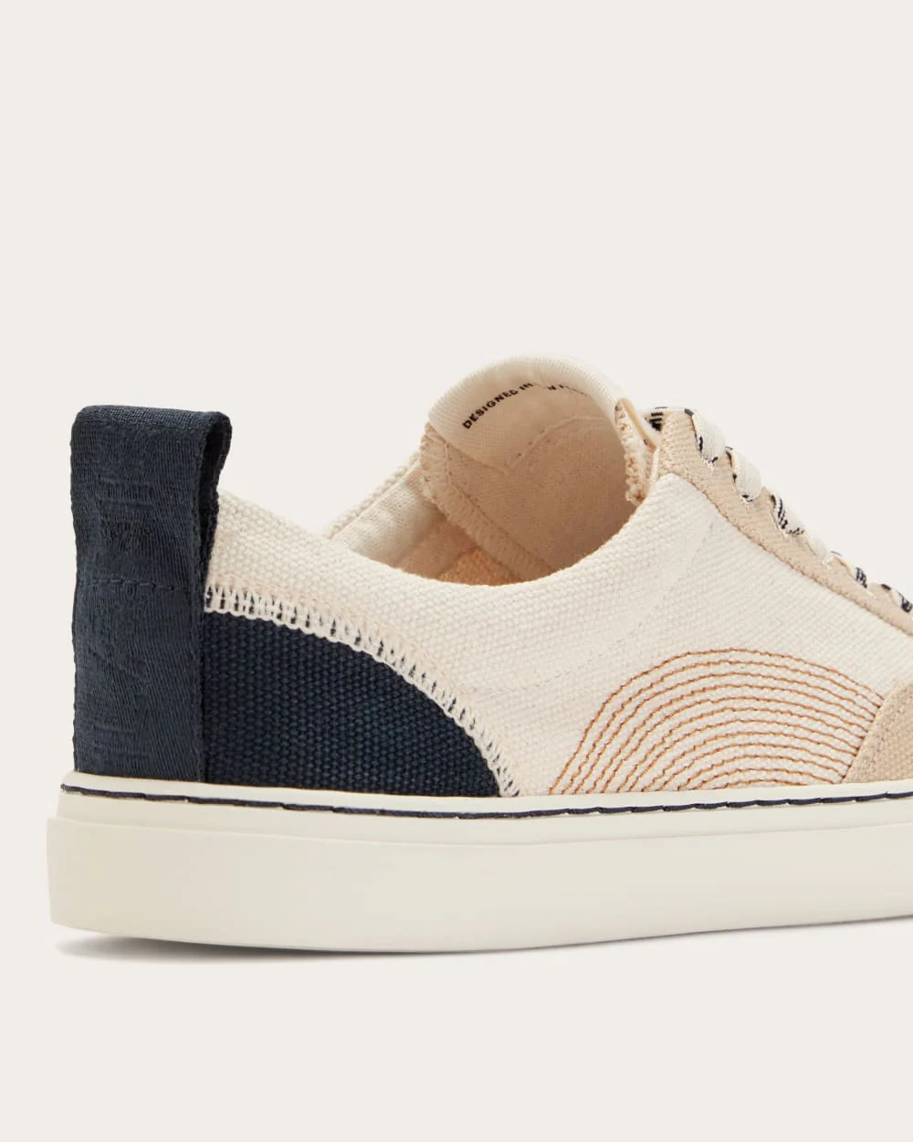 The Tread-Bare Sneaker | Natural Canvas / Dark Sapphire / Argan Oil - Image 6
