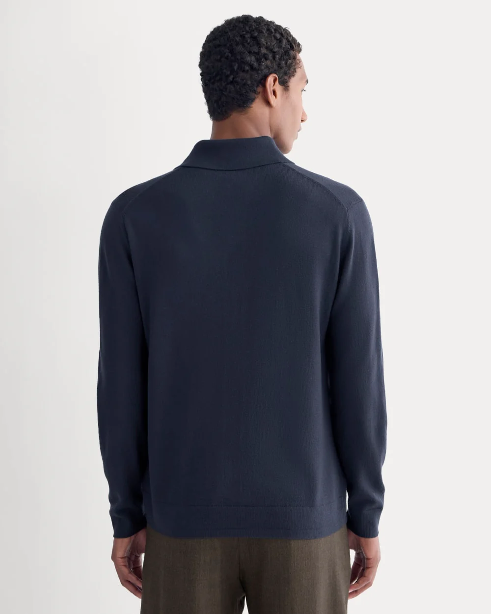 Ultrasoft Button-Down Sweater |  Navy - Image 5