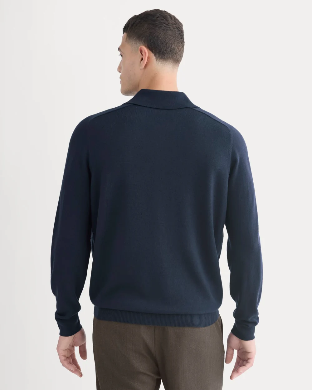 Ultrasoft Polo Sweater | Navy - Image 5