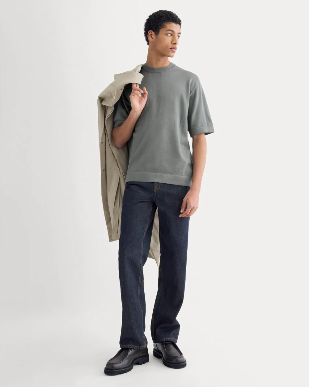 Ultrasoft Sweater Tee | Agave Green - Image 4