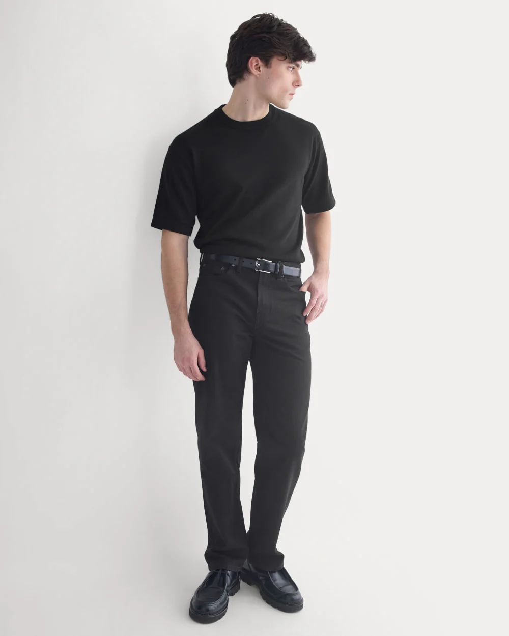 Ultrasoft Sweater Tee | Black - Image 3