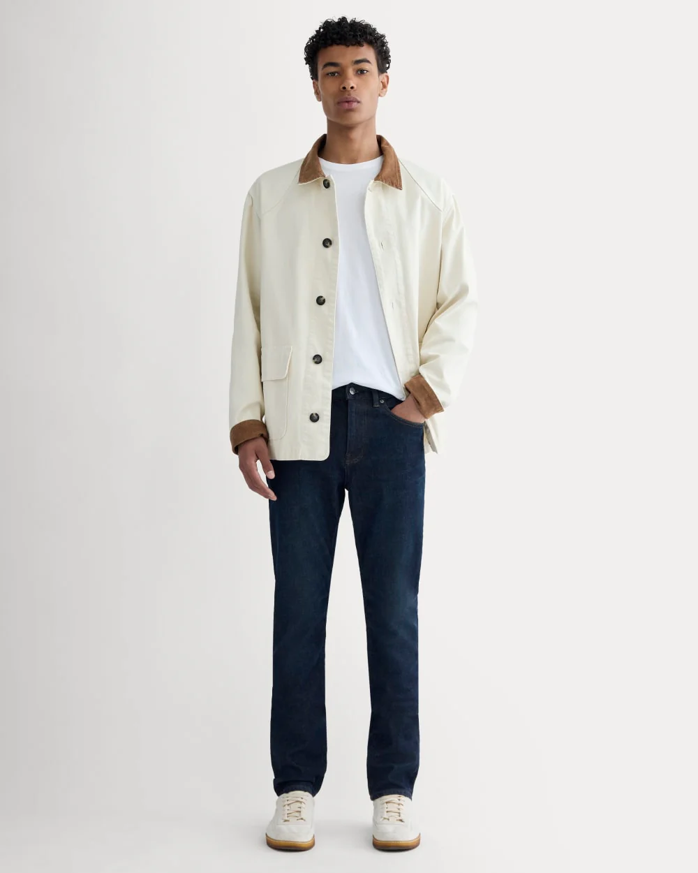 The Slim 4-Way Stretch Organic Jean | Uniform | Deep Indigo