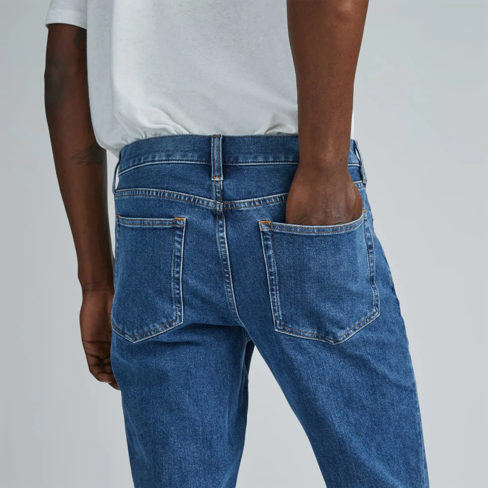 The Slim 4-Way Stretch Organic Jean | Uniform  | Marine - Image 5