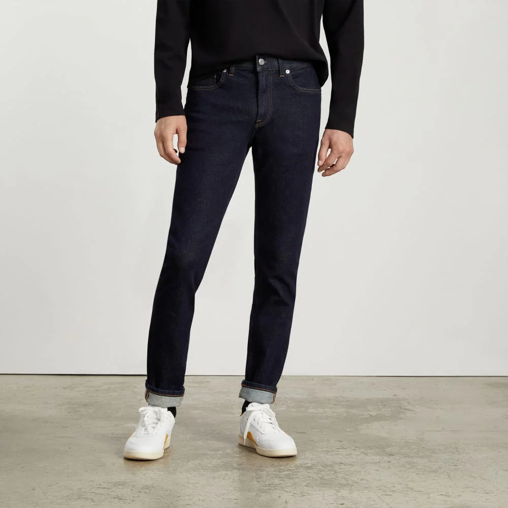 The Slim 4-Way Stretch Organic Jean | Uniform | Medium Indigo