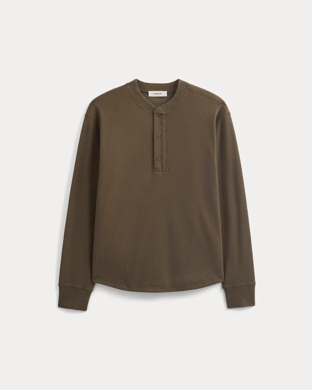 Vintage Rib Henley | Beech - Image 2