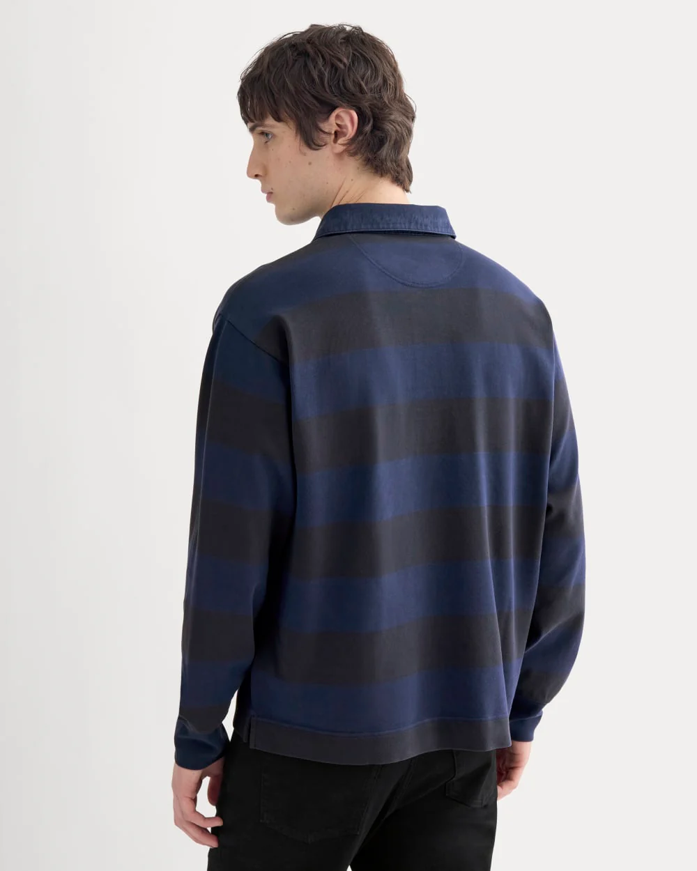 Vintage Rugby Pullover | Navy / Black - Image 5