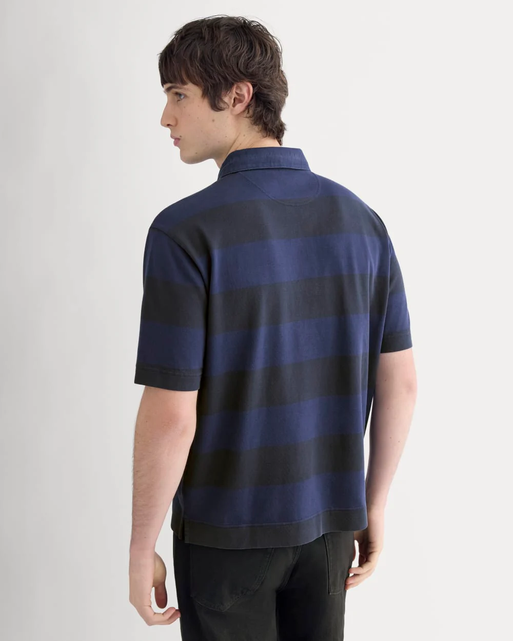 Vintage Rugby Polo | Navy / Black - Image 6