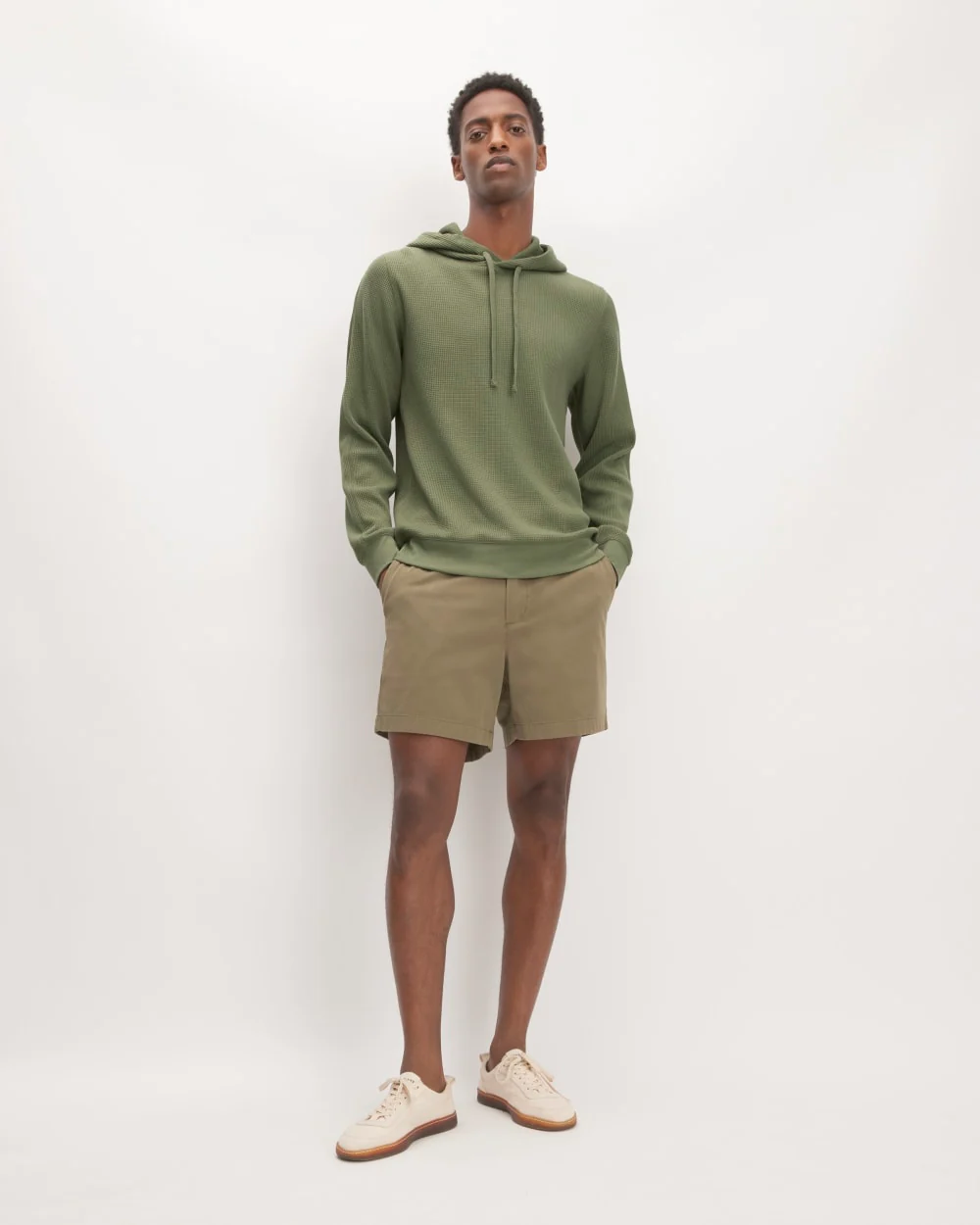 The Waffle-Knit Hoodie | Kalamata - Image 3