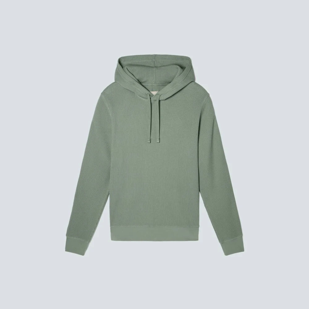 The Waffle-Knit Hoodie | Lily Pad - Image 2